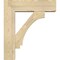 Ekena Millwork Imperial Block Rough Sawn Bracket w/ Offset Brace, Douglas Fir, 8"W x 28"D x 32"H BKT0806X28X32IMP05RDF - alternate 2